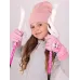 Перчатки зимние для девочки, светло-розовый, 13-14 см, Поляярик