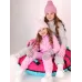 Перчатки зимние для девочки, розовый, 13-14 см, Поляярик