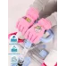 Перчатки зимние для девочки, розовый, 13-14 см, Поляярик