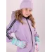 Перчатки зимние для девочки, мятный, 17-18, Поляярик