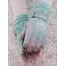 Перчатки зимние для девочки, мятный, 17-18, Поляярик