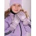 Перчатки зимние для девочки, розовая пудра, 17-18, Поляярик