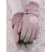 Перчатки зимние для девочки, розовая пудра, 17-18, Поляярик