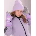 Перчатки зимние для девочки, лиловый, 17-18, Поляярик