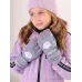 Перчатки зимние для девочки, серый, 17-18, Поляярик