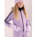 Перчатки зимние для девочки, бледно-лиловый, 17-18, Поляярик