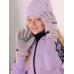 Перчатки зимние для девочки, розовая пудра, 17-18, Поляярик