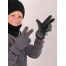Перчатки непромокаемые детские, серый, 17-18, Поляярик