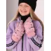 Перчатки зимние для девочки, светло-розовый, 18-19 лет, Поляярик