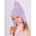 Шапочка осенняя для девочки, лавандовый, 48-50, Поляярик