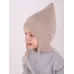 Шапка осенняя для мальчика, бежевый, 50-52, Поляярик