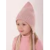 Шапочка осенняя для девочки, пудровый, 48-50, Поляярик