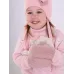 Варежки детские, пудровый, 7-8 лет, Поляярик