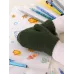 Варежки детские, хаки, 5-6 лет, Поляярик