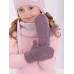 Варежки детские, сиреневый, 9-10 лет, Поляярик