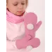 Варежки для девочки, темно-розовый, 1-2 года, Поляярик