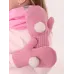 Варежки для девочки, темно-розовый, 1-2 года, Поляярик