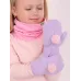Варежки для девочки, лавандовый, 1-2 года, Поляярик