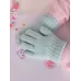 Перчатки для девочки, мятный, 2-3 года, Поляярик