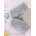 Варежки для мальчика, серый, серый меланж, 3-4 года, Поляярик