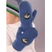 Варежки теплые для мальчика, синий, 5-6 лет, Поляярик