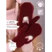 Варежки зимние, бордовый, 7-8 лет, Поляярик