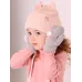 Варежки зимние, светло-серый, 7-8 лет, Поляярик