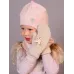 Варежки для девочки, бежевый, бежевый меланж, 3-4 года, Поляярик