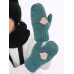 Варежки для мальчика, зеленый, 3-4 года, Поляярик