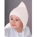 Шапка для малыша, белый, 44-46, Поляярик