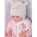Шапка для малыша, кремовый, 36-38, Поляярик