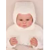 Шапка шлем для малыша, молочный, 36-38, Поляярик