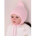 Шапка для девочки, светло-розовый, 42-44, Поляярик