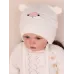 Шапка для малыша, молочный, 42-44, Поляярик