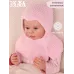 Шапка шлем для девочки, розовый, 36-38, Поляярик