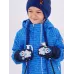 Варежки зимние детские, темно-синий, 13-14 см, Поляярик