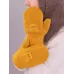 Варежки для мальчика, горчичный, 5-6 лет, Поляярик