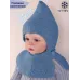 Шапка шлем для мальчика, синий, 44-46, Поляярик