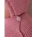 Шапка шлем для девочки, темно-розовый, 44-46, Поляярик